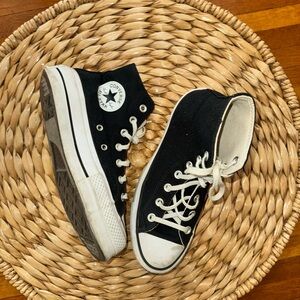 Converse Black and White High-Tops